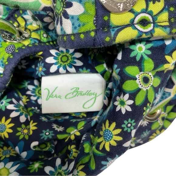 Vintage Vera Bradley Daisy Daisy Drawstring Backpack Spring 2008 - Picture 3 of 7